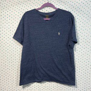 Polo by Ralph Lauren Heather Blue Crewneck Short Sleeve T-Shirt